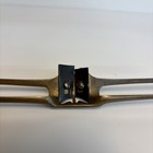 Vintage Brass Double V Molding Plane Double Bladed Groove Cutter