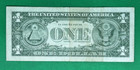 1957   1 Dollar Silver Certificate Note Bill Blue Seal - Serial  T56727237a