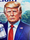 Busch Light Beer Donald Trump Metal Sign - Hunters - Hunting Fishing - President