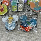 Tokyo Disney Resort Event Collectible Button Mickey Minnie Dumbo Mike 8 Pcs