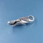 Sterling Silver Double Openings Crane Lobster Claw Clasp Connector 24 7mm  44070