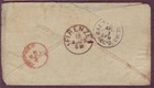 St Dennis Md To England To Italy 1879 Cover 2 Different Company Forwarding Marks