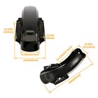 Rear Fender System W  Led Light For Harley Cvo Road Glide Touring 2009-2013