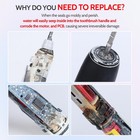Upgraded Toothbrush Metal Shaft Link Rod For Sonicare Hx99 Hx68 Hx75 Hx96