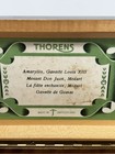 Rare Vintage Swiss Music Box 4 Music Thorens Amaryllis  Mozart And More Read