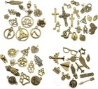 100pcs Bulk Lots Mini Antique Bronze Charms For Jewelry Making Supplies Diy Craf