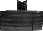  100  Black Empty Standard Replacement Single Dvd Cases Boxes 14mm Disc
