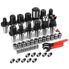Cat 40 Tool Holder Kit For Haas Fadal Cnc Mill Er32 er16 Chuck Collet Set