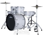 Ludwig Ludwig Accent Drive 5-piece Drum Set - Snow Dust