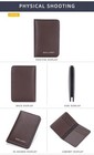 Minimalist Men s Slim Wallet Leather Business Id Credit Card Holder Bifold Purse