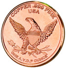 Copper Art Coins    don t Tread On Me  Design   3-piece Set   Fine  999 Bullion