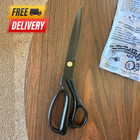 1pc Fabric Scissors Premium Professional 10 In Heavy Duty Leather Sewing Shears