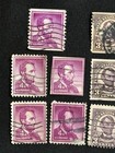 Lot Of 10 Vintage Abraham Lincoln Us Stamps - 3 4 Cent Various Used 1282 1058