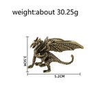 Brass Pterosaur Dragon Animal Statue Sculpture Tabletop Figurine Home Decor Gift