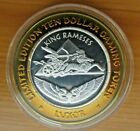 Luxor Las Vegas 2001 Limited Edition Ten Dollar Gaming Token  999 Fine Silver