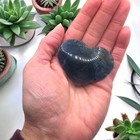 Blue Green Fluorite Crystal Heart  8 