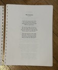 Personal Poems Signed   Written By Babylon 5 Jason Brian Carter  1997