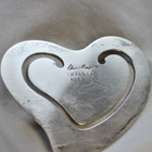 Vintage Tiffany   Co  Sterling Silver Elsa Peretti Large Heart Bookmark