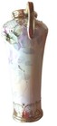 Japanese Nippon Moriage Antique Vase Floral  Gold Hand Painted 8 5 Inch Tall