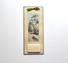 Antique 1923 Decorative Wall Calendar With Original Box - Great Condition