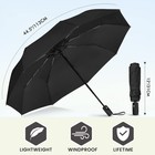 Travel Folding Umbrella Windproof For Men Women  Portable Compact Umbrellas A   