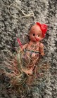 Celluloid Hula Doll Toy 1930 s Carnival Prize For New Years Day Cane Antique