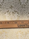 Vtg Christmas Wrapping Paper 2 Yards Gift Wrap Gold Victorian Scrolling  Pretty