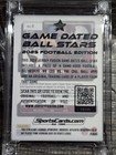 Zach Ertz  68 Donruss Gold Game Used Ball Patch 2025 Jersey Fusion Ball Stars