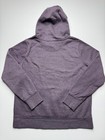 Carhartt Hoodie Youth Large 12-14 Purple Pullover Fleece Logo Kangaroo Pocket