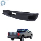 Black Rear Step Bumper Assembly For Chevy Silverado Sierra 1500 2014 2015-2018