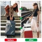 Travel Luggage Strap 2-in-1 Adjustable Hands-free Carry On Bag Suitcase Belt