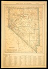 Antique Map Of Nevada Railroad Map Original Antique Virginia City Dated 1925