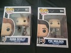 X-files Funko Pop Dana Scully  1613    Fox Mulder  1614  Plus Bonus X File Books