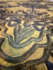 Ottoman Floral Islamic Art     Handmade Silver-plated Copper On Silk