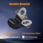 New Set Of 10 Stainless Steel Brake Line Clips Fit For 3 16  Tube Line