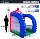 6 5  6 5  9ft Inflatable Football Target Game Built-in Blower For Indoor Outdoor