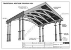Traditional Heritage Carport   Verandah - V04 - Building Plans In Metric