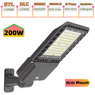 Led Parking Lot Light Outdoor Ip65 300w 200w Shoebox Street Commercial Pole Lamp