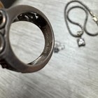 Vintage Silpada 925 Sterling Silver Necklace Uptown Pendant Ring Earrings Set