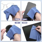 12 Pack Microfiber Cleaning Cloths Color Glasses Cloth Lens Wipes Cloth For Lens
