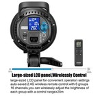 De Godox Sl-60w Led Lamp Video Light Fixture   95cm Bowens Softbox   2m Tripod