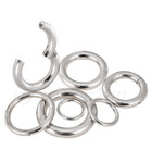 16g 14g 12g 10g 8g 6g 4g 2g Hinged Segment Ring Steel Ears Lip Nose Septum Ring
