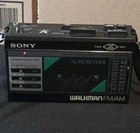 Sony Walkman Wm-f18 f28  2 Band Auto-reverse Fm am Stereo Cassette Player  Works