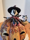 Jim Shore Disney Traditions  a Spellbinding Halloween   Minnie Mouse Pumpkin