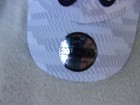 Nwt New Era Youth Hat  Polyester  White   Gray  Atlanta Braves   32  Osfm