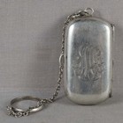 Vintage Sterling Silver Double Coin Holder