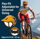 Mtb Bike Helmet  Adjustable 5662 Cm   22   24  Circumference  Adult Cycling S   