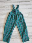 Vintage Oshkosh Bgosh Vestbak Bibs Overalls 24m Plaid Green