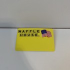 Waffle House Blank Employee Name Tag Badge Yellow Pinback  Costume Roll Play
