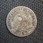 1837  Capped Bust 5c Five Cent Silver   Coin   nice    Free Shipp  C3131